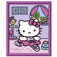 Раскраска по номерам "Hello Kitty: Балерина" Картина, рамка, кисточка, 6 красок инфо 10786a.