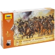 Набор миниатюр "Черные гусары" Фридриха Великого" 19 неокрашенных фигурок конных солдатиков инфо 2253j.