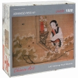 Китайская миниатюра "Девушка и цветущий персик" Пазл, 1000 элементов см Состав 1000 элементов паззла инфо 12653a.
