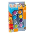 Краски для карнавалов и клоунад "Clowny" Клоун, 8 цветов см Состав 8 красок, кисточка инфо 13341a.