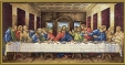 Раскраска по номерам "Тайная вечеря (Леонардо да Винчи)" нумерации красок, контрольный лист, инструкция инфо 350b.