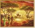 Африка Раскраска по номерам, 40 см х 50 см Серия: Meisterklasse Premium инфо 360b.