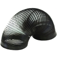 Ретро-пружинка "Slinky", цвет: черный пружины: 6,5 см Материал: металл инфо 1507a.