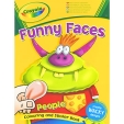 Книжка-раскраска с наклейками "Funny Faces: People" х 28 см Изготовитель: Малайзия инфо 9677c.