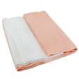 Комплект махровых полотенец "Frelio", цвет: белый, розовый Цвет: белый, розовый Производитель: Россия инфо 11141f.