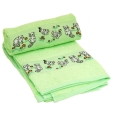 Набор полотенец детских махровых "Еноты", цвет: зеленый, 2 шт Комплектация: 2 шт Производитель: Турция инфо 11961f.