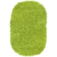 Коврик овальный "Bright", цвет: зеленый, 45 см х 75 см высокое качество и современный дизайн инфо 11995f.
