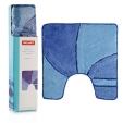 Коврик "Витраж", цвет: синий, 45 см х 45 см высокое качество и современный дизайн инфо 12025f.