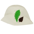 Шляпа для бани и сауны "Банный лист", цвет: белый см Производитель: Россия Артикул: Б4914 инфо 12485f.