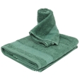Комплект махровых полотенец "Cleanelly", цвет: зеленый, 2 шт размеров даже после многократных стирок инфо 8520i.